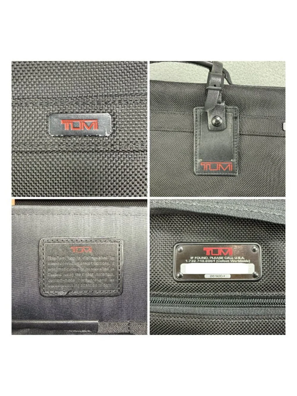 Tumi Bag Medium Black Alpha Laptop Messenger Slim Expandable Briefcase Crossbody